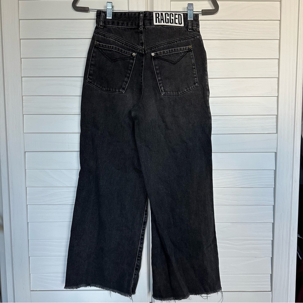 Ragged Priest Wide-Leg Denim | Black | 26”